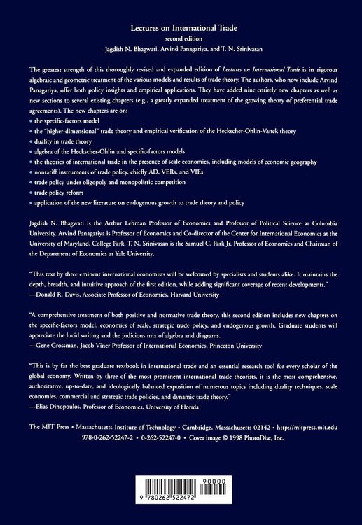 Produktbild: Lectures on International Trade, second edition