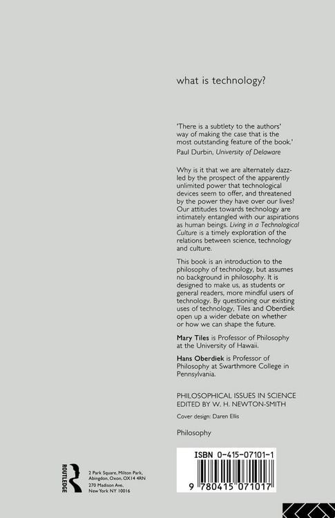 Produktbild: Living in a Technological Culture