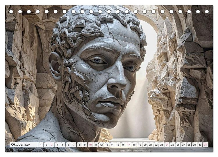 Produktbild: Anima Architectura, der Geist der Steine (Tischkalender 2027 DIN A5 quer), CALVENDO Monatskalender