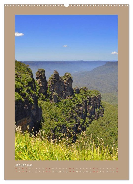 Produktbild: Erlebe mit mir Australien (hochwertiger Premium Wandkalender 2026 DIN A2 hoch), Kunstdruck in Hochglanz