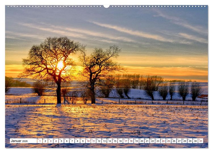 Produktbild: Unser sch&ouml;nes Mecklenburg (Wandkalender 2026 DIN A2 quer), CALVENDO Monatskalender