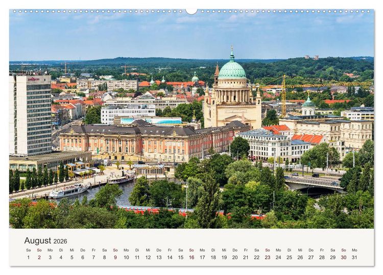 Produktbild: Himmel &uuml;ber Potsdam (hochwertiger Premium Wandkalender 2026 DIN A2 quer), Kunstdruck in Hochglanz