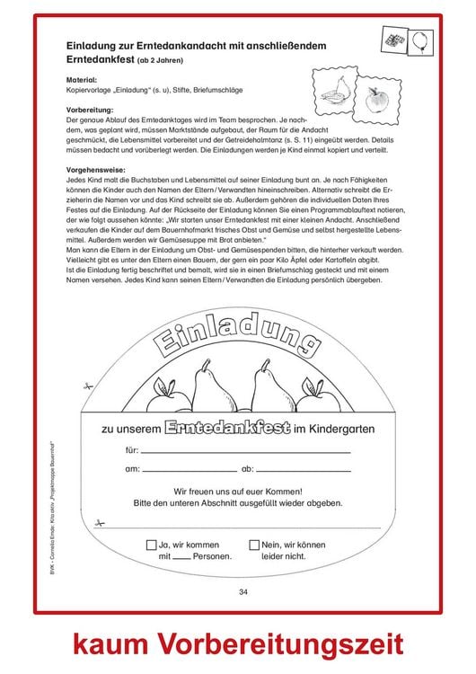 Produktbild: Kita aktiv Projektmappe Bauernhof