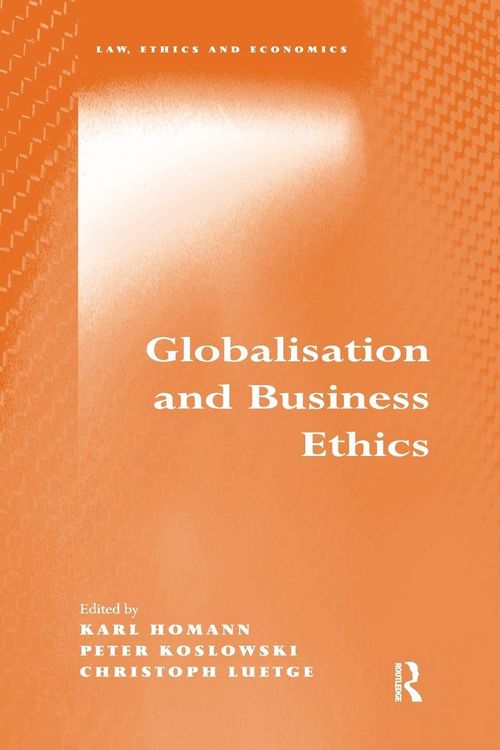 Produktbild: Globalisation and Business Ethics