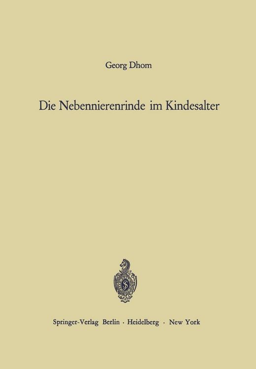 Produktbild: Die Nebennierenrinde im Kindesalter