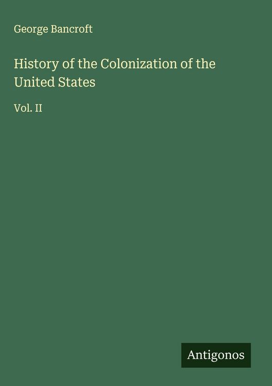 Produktbild: History of the Colonization of the United States