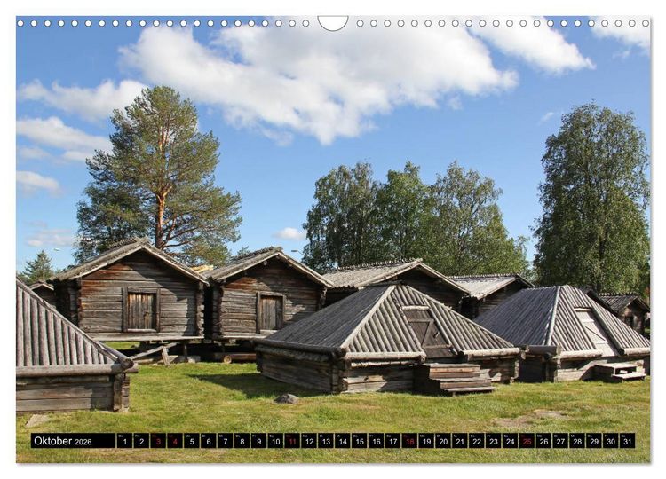 Produktbild: Sommer in Schwedens Lappland (Wandkalender 2026 DIN A3 quer), CALVENDO Monatskalender