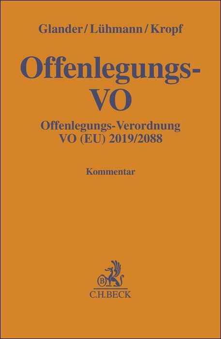 Produktbild: Offenlegungs-VO