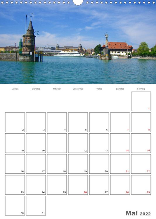 Produktbild: Konstanz am sch&ouml;nen Bodensee (Wandkalender 2022 DIN A3 hoch)