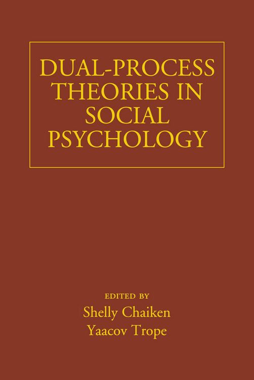 Produktbild: Dual-Process Theories in Social Psychology