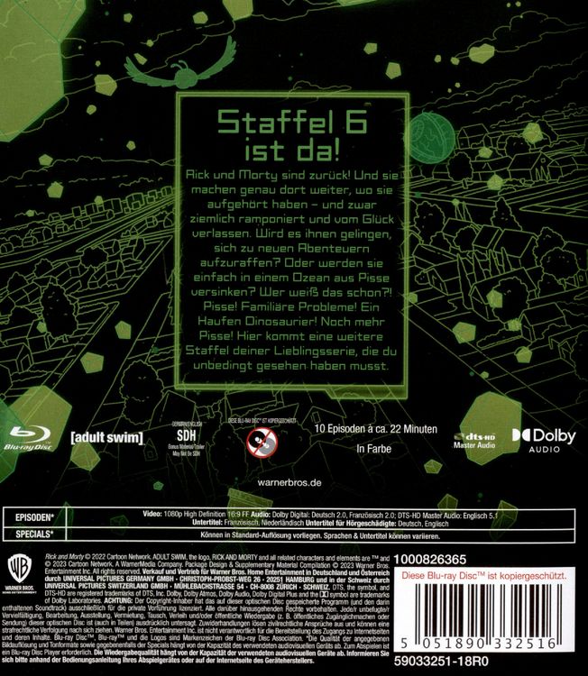 Produktbild: Rick & Morty - Staffel 6