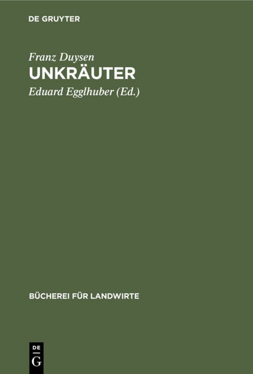 Produktbild: Unkr&auml;uter