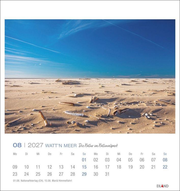 Produktbild: Watt'n Meer Postkartenkalender 2027 - Die Natur im Nationalpark
