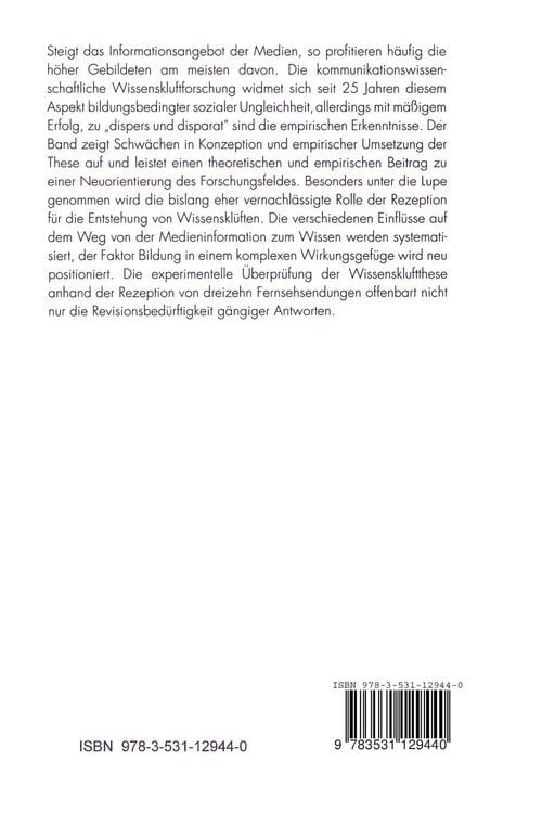 Produktbild: Von der Information zum Wissen