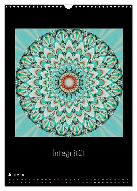 Produktbild: Mandalas - Spiegel der Seele (Wandkalender 2026 DIN A3 hoch), CALVENDO Monatskalender