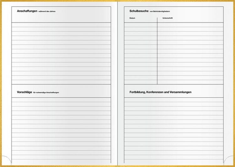 Produktbild: Vorbereitungsheft C5 gold