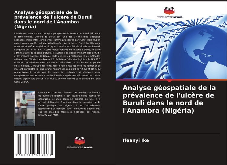 Produktbild: Analyse g&eacute;ospatiale de la pr&eacute;valence de l'ulc&egrave;re de Buruli dans le nord de l'Anambra (Nig&eacute;ria)