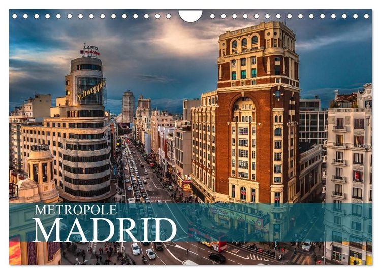 Produktbild: Metropole Madrid (Wandkalender 2026 DIN A4 quer), CALVENDO Monatskalender