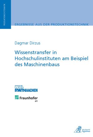Produktbild: Wissenstransfer in Hochschulinstituten am Beispiel des Maschinenbaus
