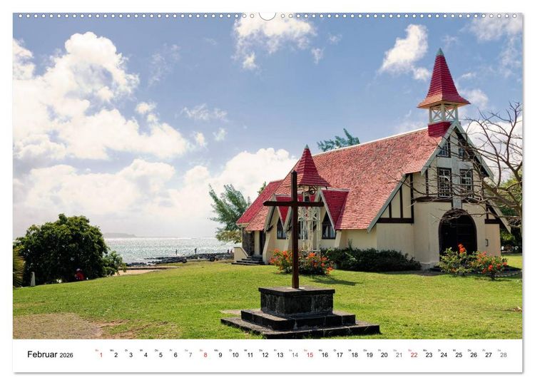 Produktbild: Inselparadies Mauritius (hochwertiger Premium Wandkalender 2026 DIN A2 quer), Kunstdruck in Hochglanz