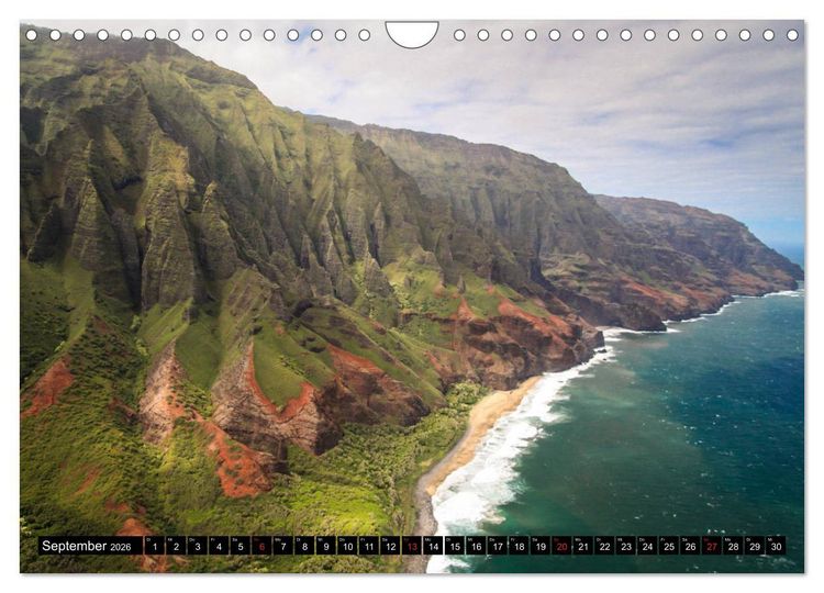 Produktbild: Wandern auf Hawaii - Berge im Pazifik (Wandkalender 2026 DIN A4 quer), CALVENDO Monatskalender