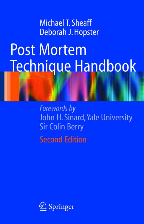 Produktbild: Post Mortem Technique Handbook