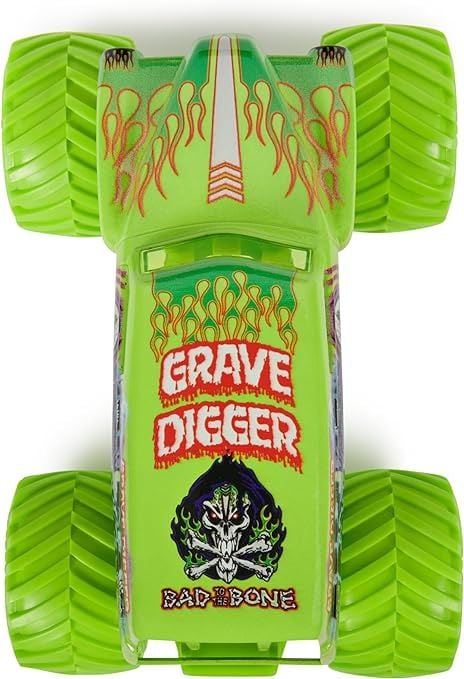 Produktbild: Monster Jam, offizieller Grave Digger Monster Truck, detailreiches Metall-Spritzguss-Fahrzeug im Ma&szlig;stab 1:24, Spielzeug f&uuml;r Kinder ab 4 Jahren