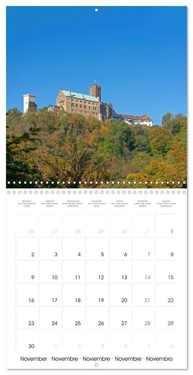 Produktbild: Romantic Castles and Palaces in Germany (Wall Calendar 2026 12 &times; 12 Inch) CALVENDO 12 Month Wall Calendar