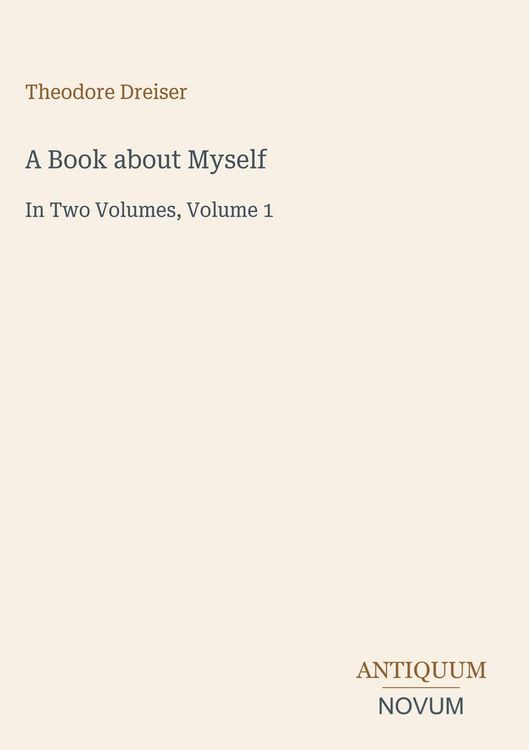 Produktbild: A Book about Myself
