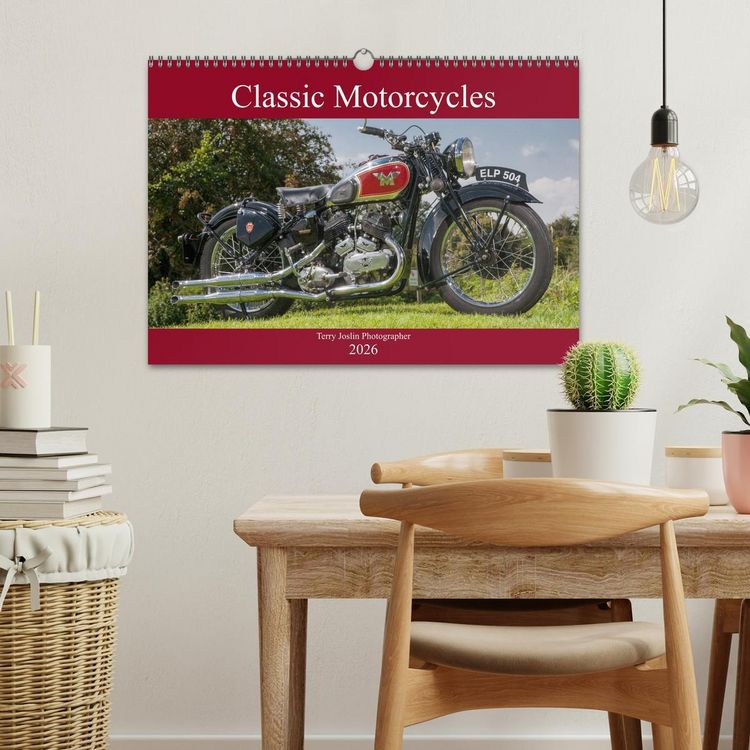Produktbild: Classic Motorcycles (Wall Calendar 2026 DIN A3 landscape), CALVENDO 12 Month Wall Calendar