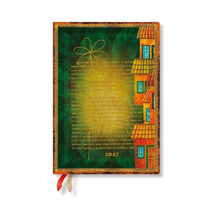 Produktbild: 2027 Garcia Marquez, One Hundred Years of Solitude MIDI Vertical Softcover 12-Month Weekly Planner, 176pg, 100gsm by Paperblanks (Embellished Manuscripts Collection)