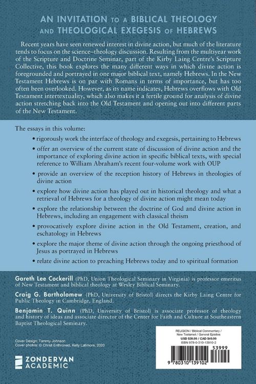 Produktbild: The Divine Action in Hebrews
