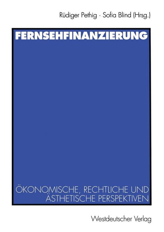 Produktbild: Fernsehfinanzierung