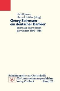 Produktbild: Georg Solmssen - ein deutscher Bankier