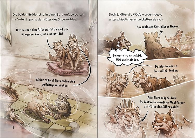 Produktbild: Lesel&ouml;wen 3. Klasse - Das Duell der W&ouml;lfe