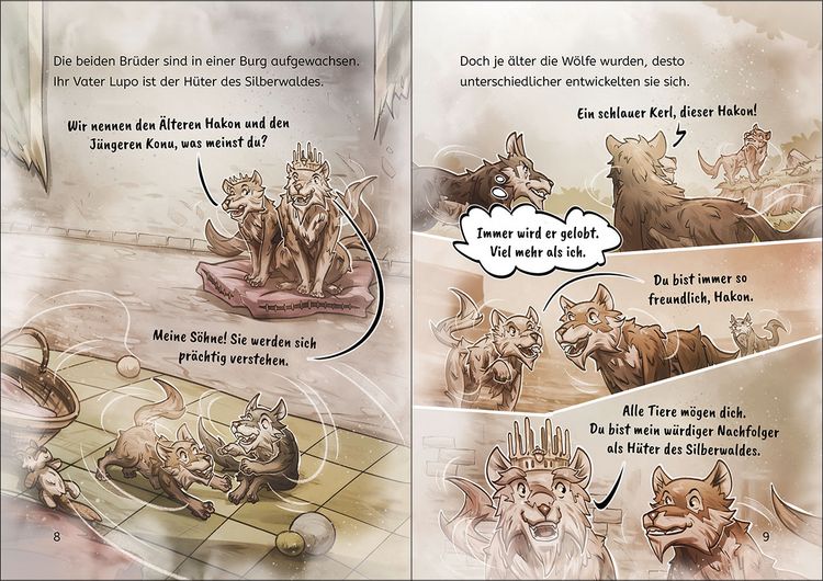Produktbild: Lesel&ouml;wen 3. Klasse - Das Duell der W&ouml;lfe