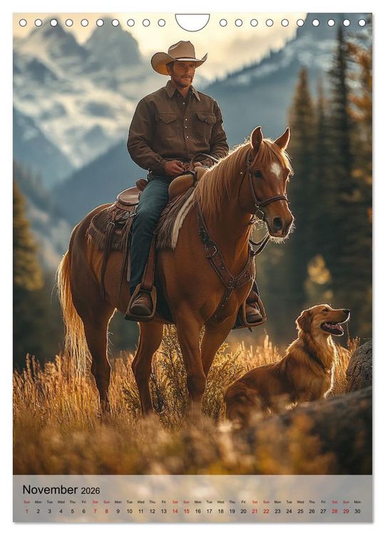 Produktbild: Saddle and Soul (Wall Calendar 2026 DIN A4 portrait), CALVENDO 12 Month Wall Calendar