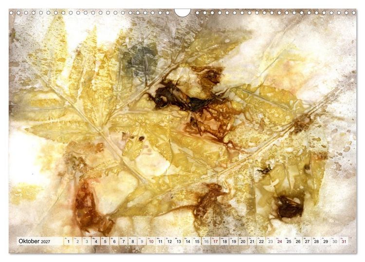 Produktbild: Botanical Printing - Magische Pflanzendrucke (Wandkalender 2027 DIN A3 quer), CALVENDO Monatskalender