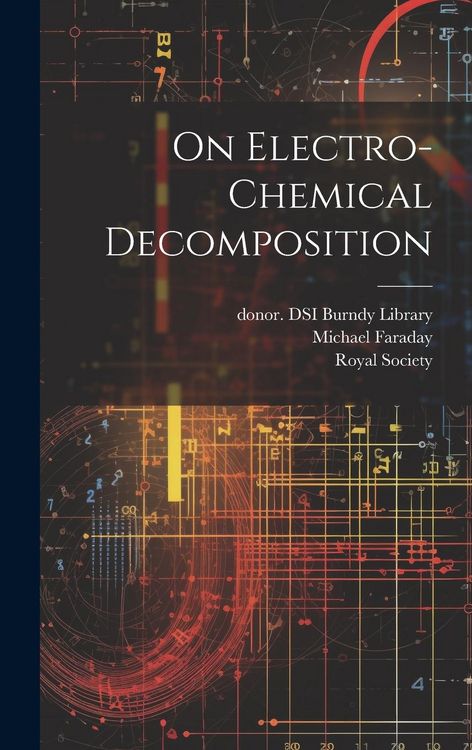 Produktbild: On Electro-chemical Decomposition