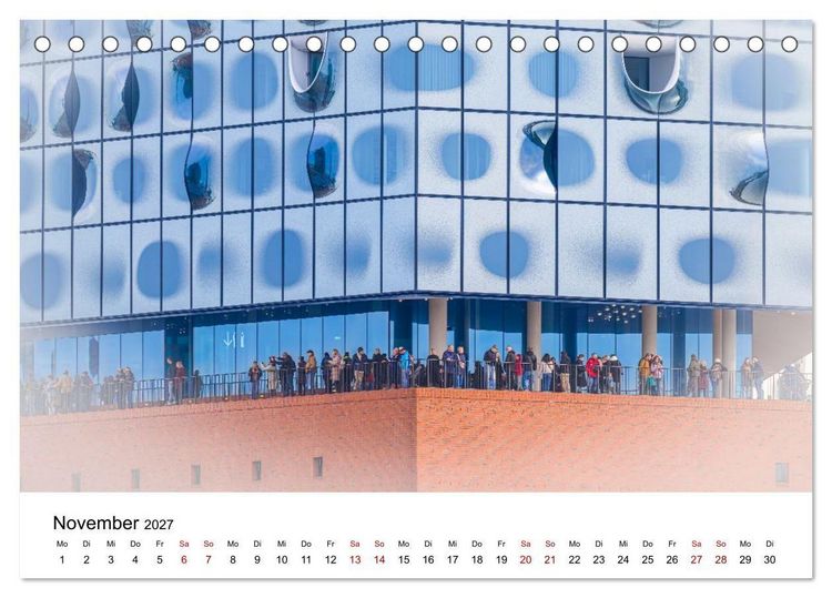Produktbild: Hamburg Events (Tischkalender 2027 DIN A5 quer), CALVENDO Monatskalender