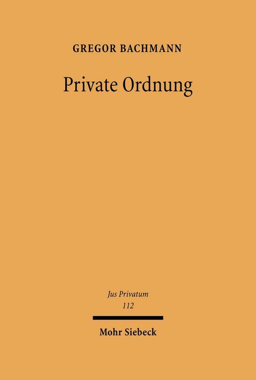 Produktbild: Private Ordnung