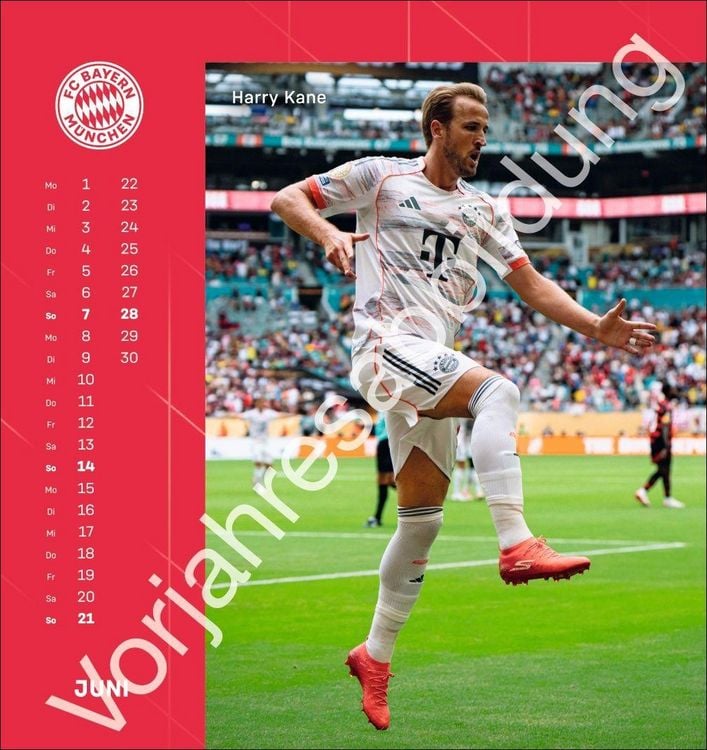 Produktbild: FC Bayern M&uuml;nchen Postkartenkalender 2027