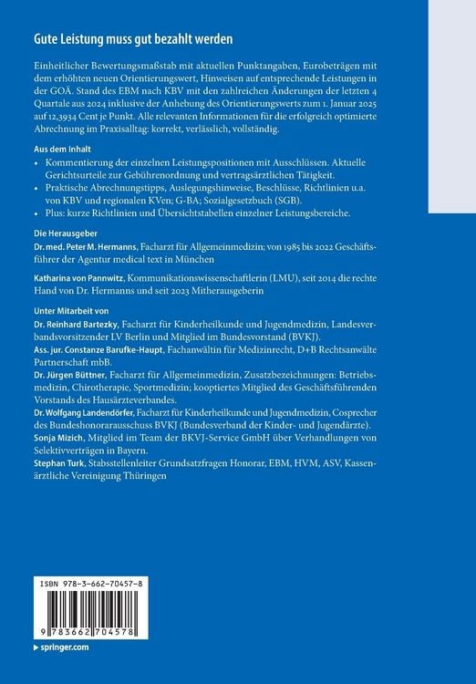 Produktbild: EBM 2025 Kommentar
