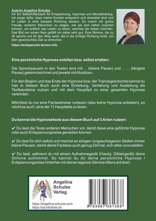 Produktbild: Hypnosetexte zum Vorlesen und selber Zusammenstellen