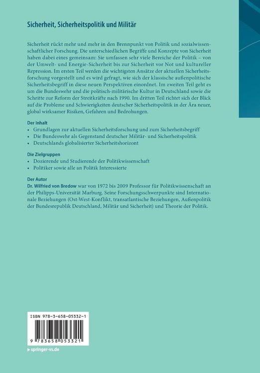 Produktbild: Sicherheit, Sicherheitspolitik und Milit&auml;r