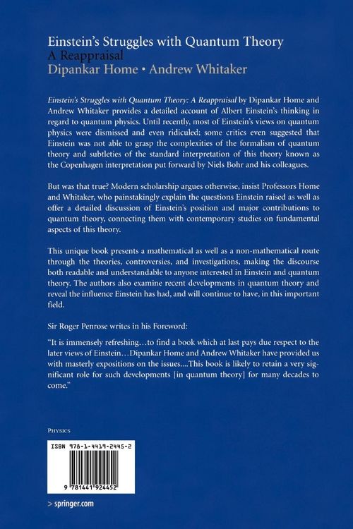 Produktbild: Einstein&rsquo;s Struggles with Quantum Theory