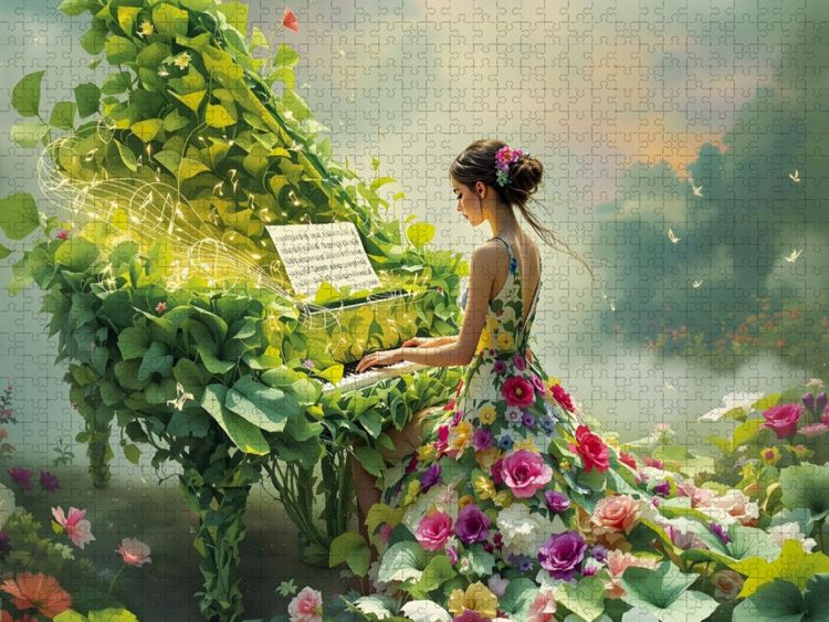 Produktbild: CALVENDO Puzzle Fr&uuml;hlingssonate | 2000 Teile Lege-Gr&ouml;&szlig;e 90x67cm Foto-Puzzle f&uuml;r gl&uuml;ckliche Stunden