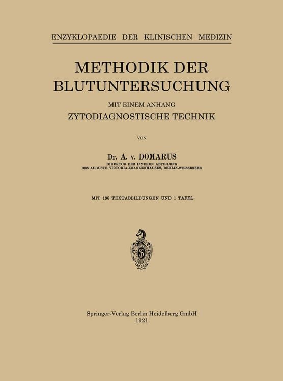 Produktbild: Methodik der Blutuntersuchung