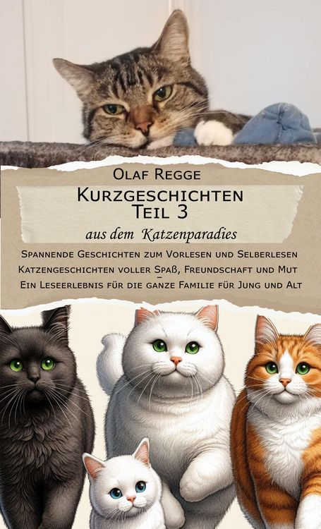 Produktbild: Kurzgeschichten Teil 3 aus dem Katzenparadies - Spannende Geschichten zum Vorlesen und Selberlesen