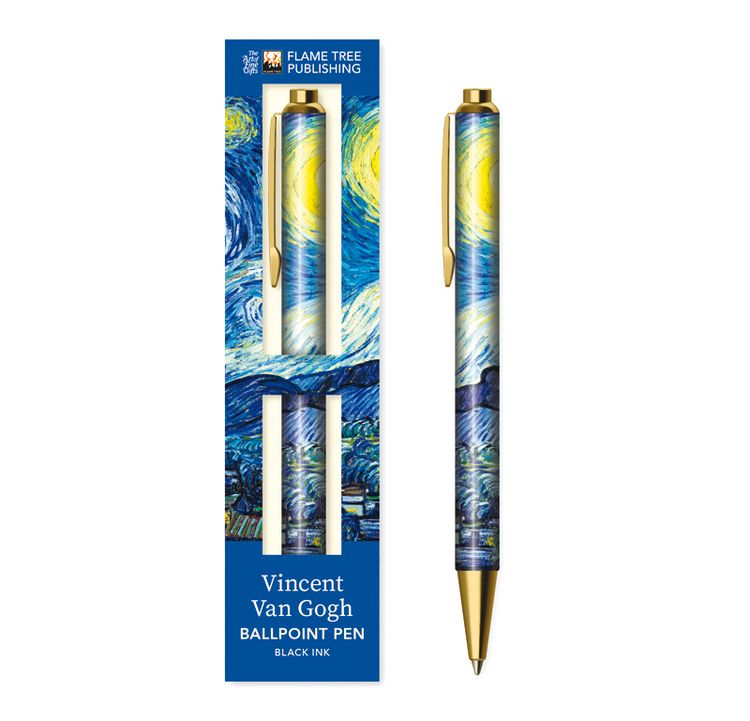 Produktbild: Premium Kugelschreiber: Vincent van Gogh, Sternennacht